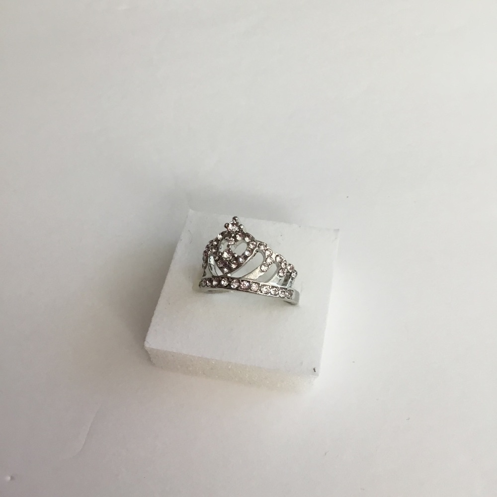 CROWN 👑 SILVER RING - Picture 7 of 8